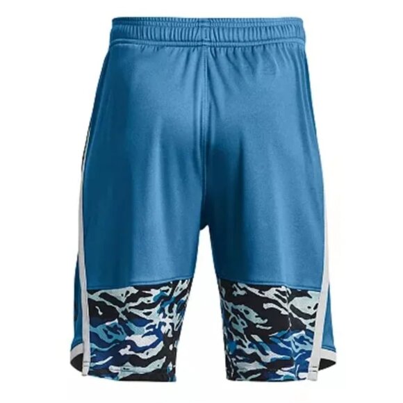 Under Armour Big Boys Stunt 3.0 Printed Shorts - Picture 1 of 7